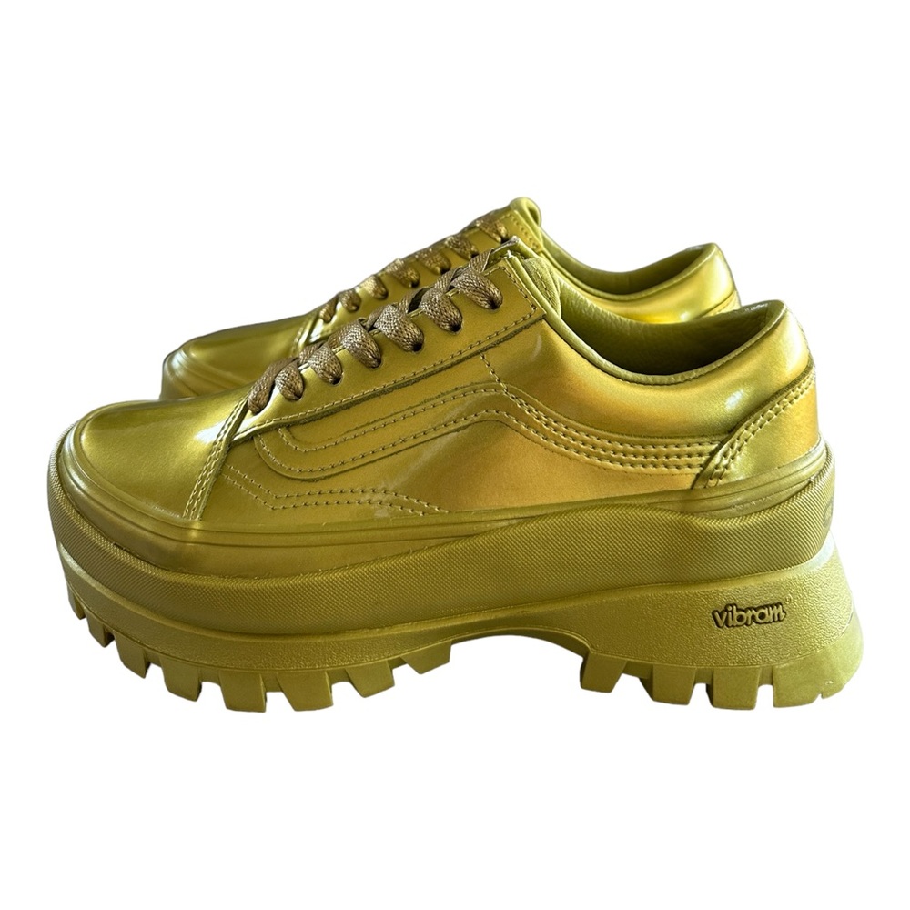 Vans X Collina Strada Old School W/ Vibram Sole Metallic Green Size 7 Women